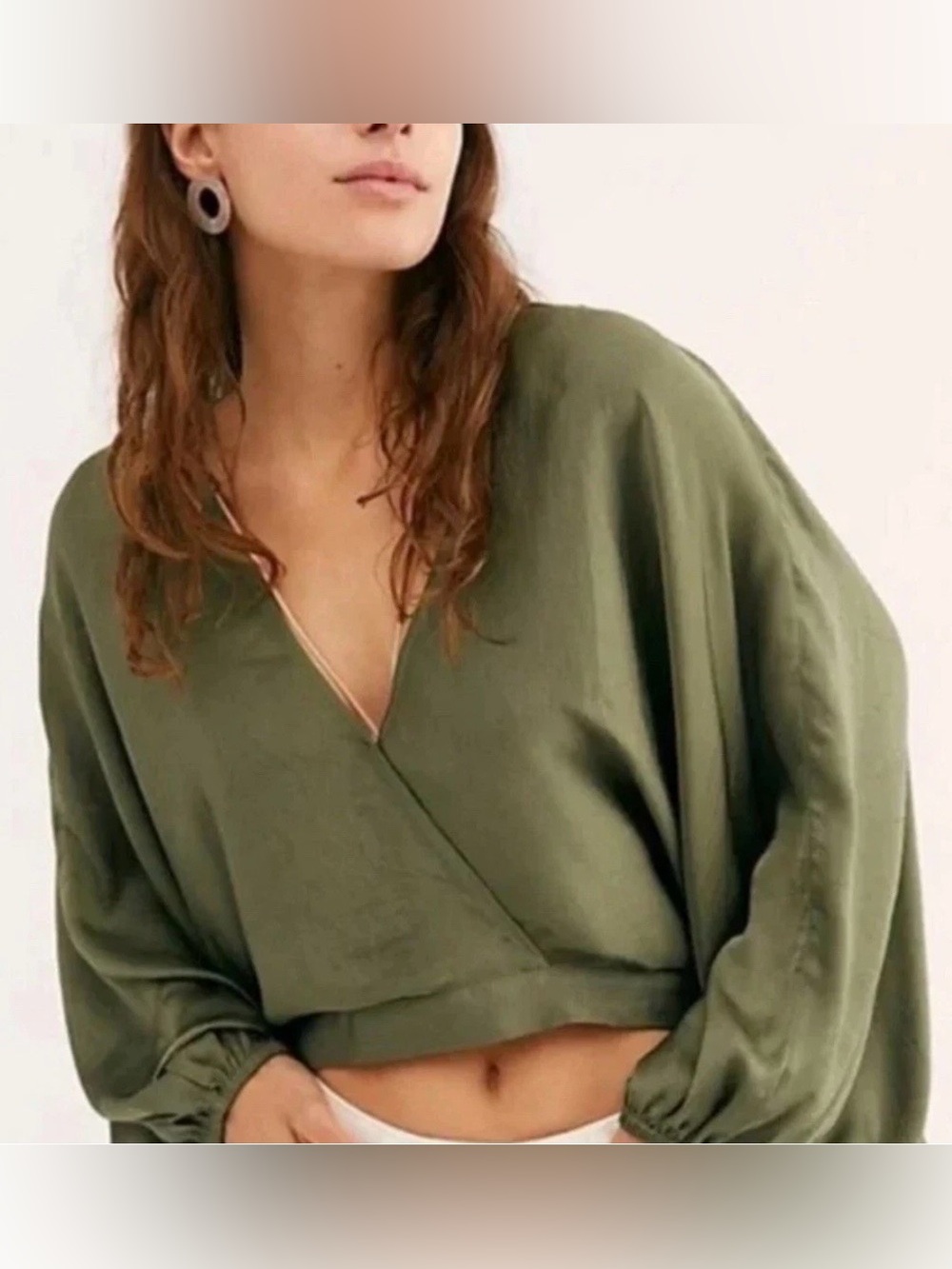 Free People | Crossover Wrap Blouse